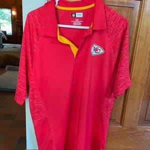 CHIEFS red polo size L. NFL Apparel